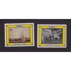 CUBA 1965 SERIE COMPLETA DE ESTAMPILLAS NUEVAS MINT PINTURAS 7 EUROS